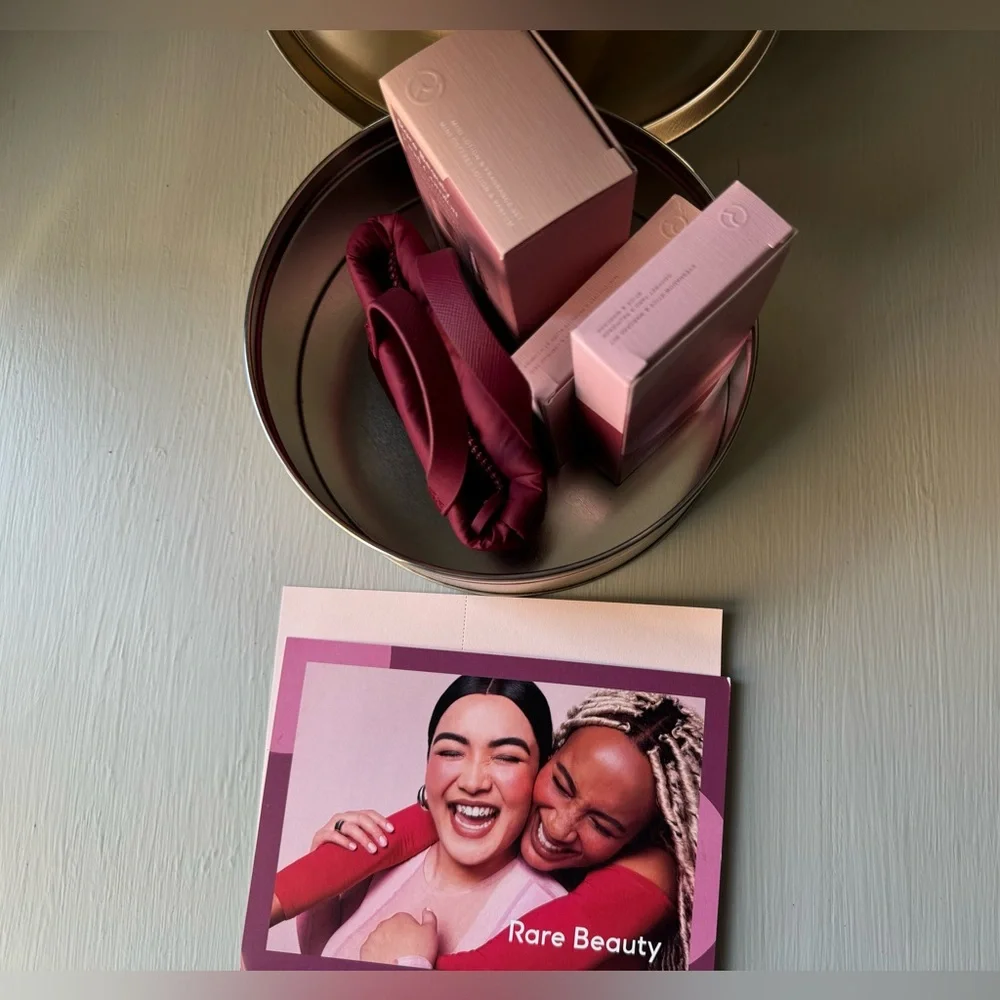 NWT Rare Beauty By Selena Gomez Collectors Holiday Tin Limited Edition Sets
